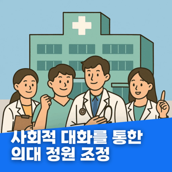 사회적 대화를 통한 의대 정원 조정