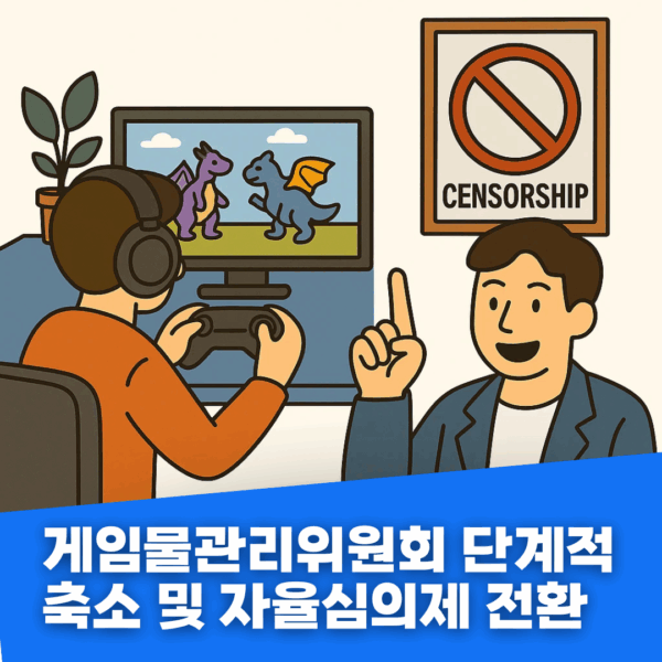 게임물관리위원회 단계적 축소 및 자율심의제 전환